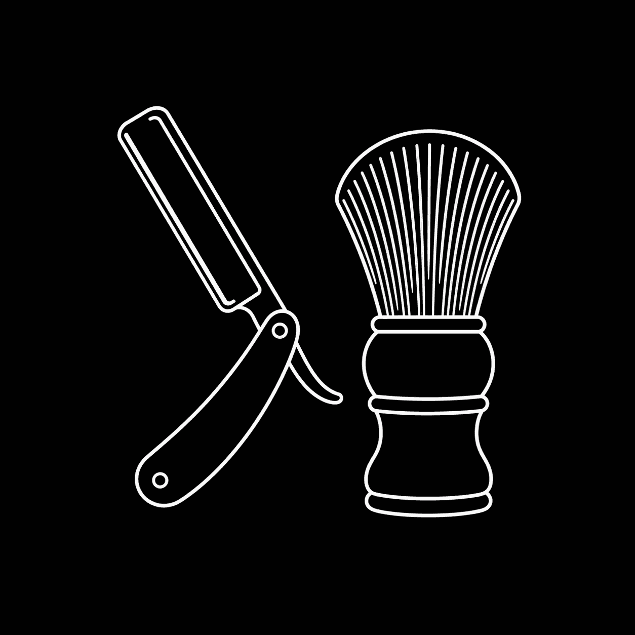 Barbier à domicile Luc Barbier réalisant une coupe dégradé homme et taille de barbe pour mariage à Saverne (Bas-Rhin)